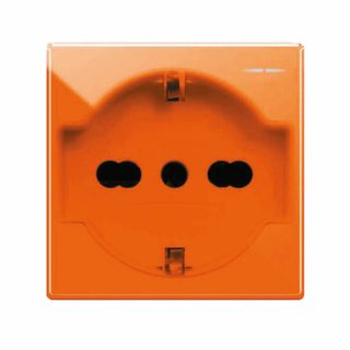 AVE COM.SCHUKO+IT.ST.SOCK.ORANGE S44 2M — 442090/15TSA