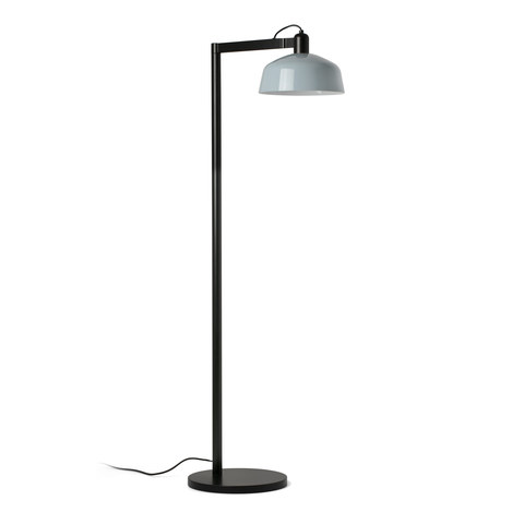 Faro Barcelona TATAWIN grayish blue metal floor lamp — manufacturer representative image