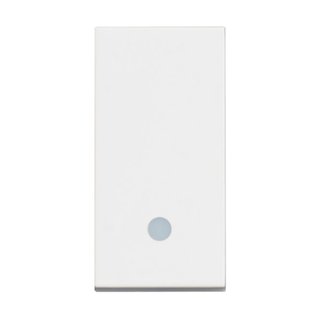 BTicino Pushbutton 1P (NO) 10 A – 250 Vac - lightable — RW4005L