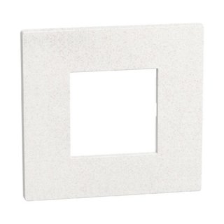 BTicino Light Now - Cover plate 2 modules - white fiber — YA4802WV