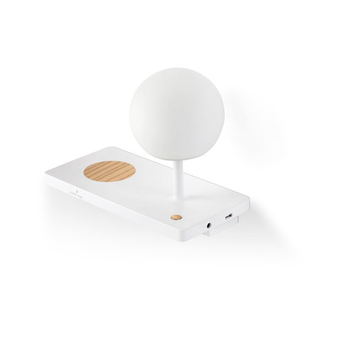 Faro Barcelona NIKO PC Left white wall lamp — manufacturer representative image