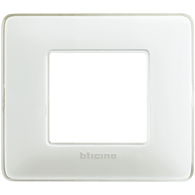 BTicino Cover plate 2 modules — AM4802CBN