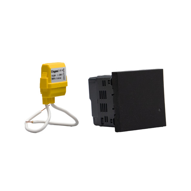 BTicino Switch without neutral, 125 W LED, with dimmer option, wired, 2 modules — JB4413CM2