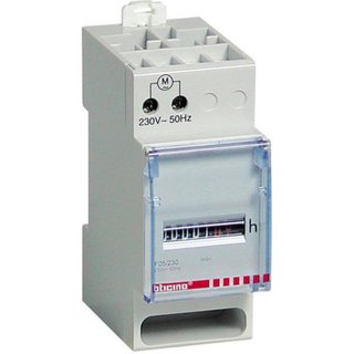 BTicino Hour meter Vn= 230Vac - 2 modules — F05/230