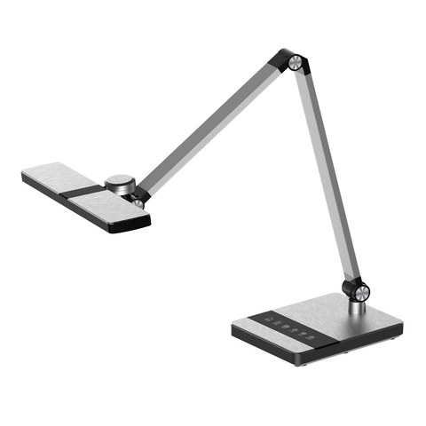 ACA Lighting DESK LAMP SILVER ABS LED SMD 9W 500LM CCT 3000K-4000K-6500K IP20 — manufacturer representative image