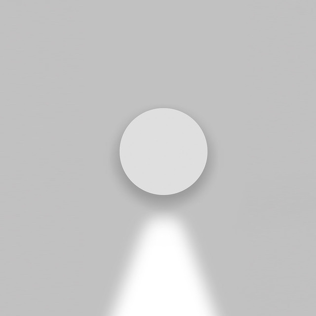 Artemide Effetto Round 1 large beam Grey/white — T42121LW00 — manufacturer representative image