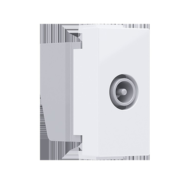 ACA Lighting MODYS TV-R SOCKET END-LINE WHITE 1 M. IP20 — 10101312465