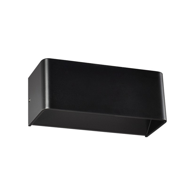 ACA Lighting WALL MOUNTED LED BLACK UP-DOWN PARALLEL 2X3W 230V 3000K 30000hrs NEPHELE — L35037LBK