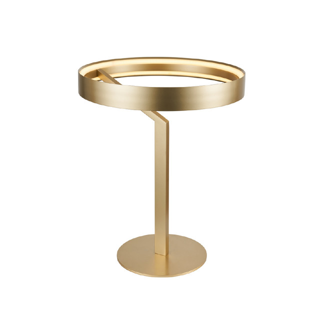ACA Lighting ROLLIE-TABLE LAMP GOLD ALUMINIUM LED SMD 29W DIMMABLE 2700K 1450LM IP20 385X485MM — CNT29GDIM