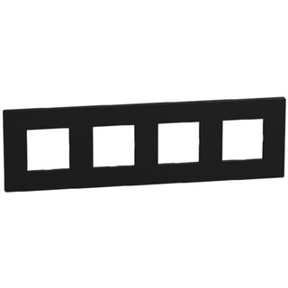 BTicino Light Now - Cover plate 2+2+2+2 modules - dark — YA4802M4DD