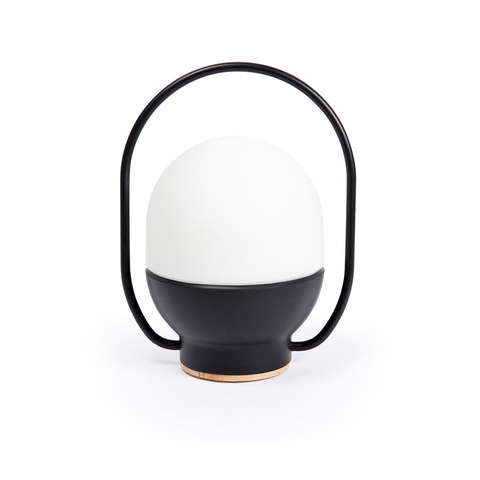Faro Barcelona TAKE AWAY Black portable lamp — manufacturer representative image
