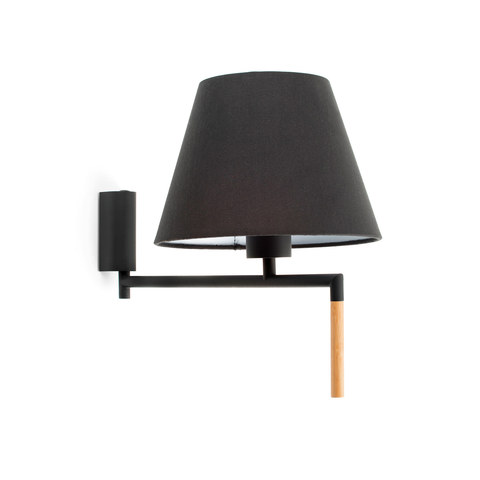 Faro Barcelona RON Dark grey/black wall lamp — manufacturer representative image