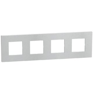 BTicino Light Now - Cover plate 2+2+2+2 modules - white mica — YA4802M4WM