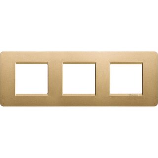 BTicino Cover plate 2x3P 71mm horizontal — AM4802/3GL