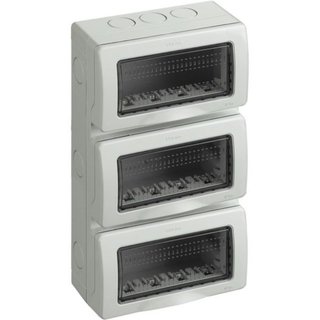 BTicino Box IP55 (base + Cover) vertical - for 4+4+4 modules Matix — 25512V