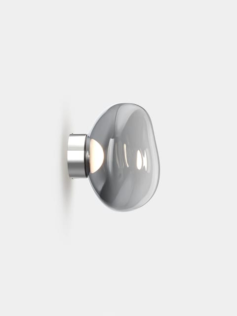 Tom Dixon Melt Mini Surface Light | Nickel Polished Polycarbonate — MESS04NI-WEUM2