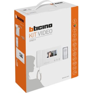 BTicino One family 4.3" handset video kit — 315211