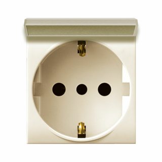 AVE SCHUKO SOCK. P30 16A+COVER CLASS 2M — 449090TSS