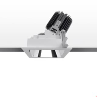 Artemide Everything 105 - Square - Trim - Adj - 23° - 2700K - White trim / Black deflector — M329325