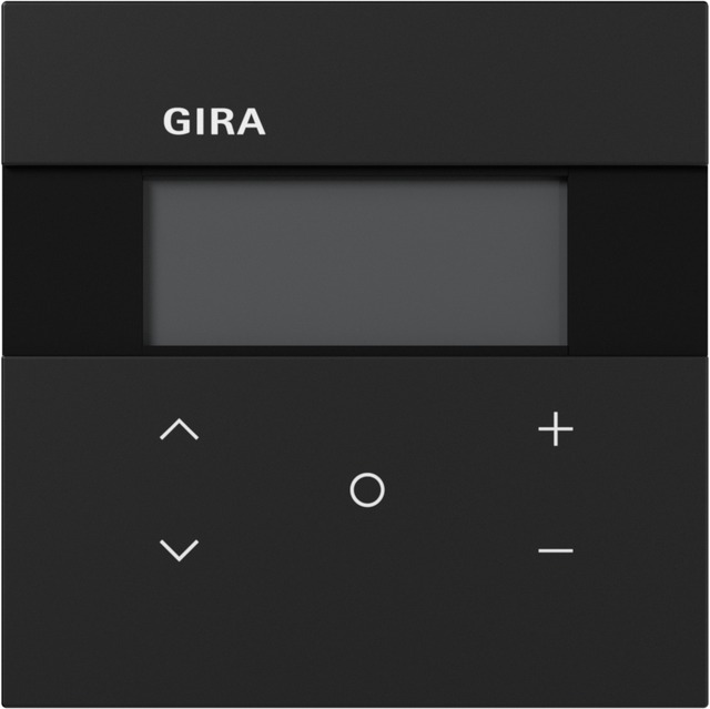 Gira room climate sens. HVAC Standard KNX System 70 black m(lac.) — 200674 — manufacturer representative image