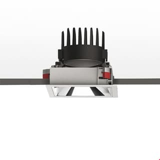 Artemide Everything 150 - Square - Trim - 64° - 3000K - Silver trim / Polished metal deflector — M264060