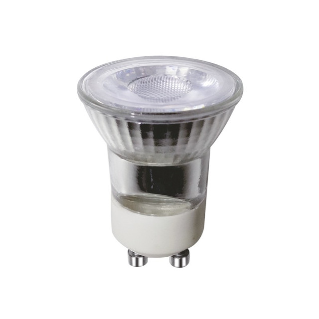 ACA Lighting LED SMD GU10 MINI 2,5W 3000K 230V AC 260LM RA80 30000H 38° GLASS — GU10283512CWW