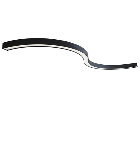 Viokef Linear Ceiling L3000 4000K Black Semi S — manufacturer representative image