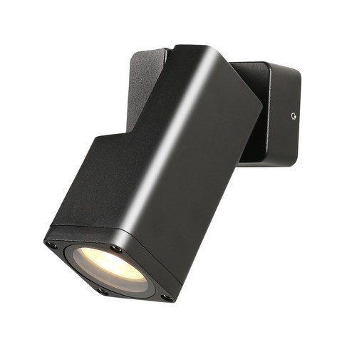 ACA Lighting Outdoor Wall Light GU10 IP65 Black — manufacturer representative image