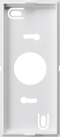 Gira Mounting plate for the surface-mounted home station and gong pure white glossy — 850503