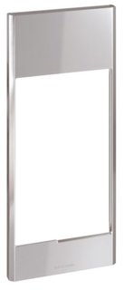 BTicino 3-module frame – Steel finish — 345105