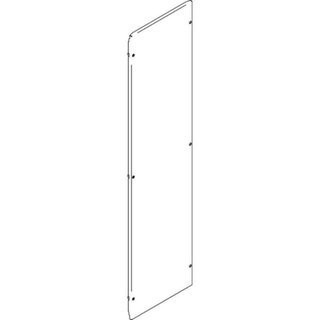 BTicino Frontal panel for external busbar compartment for cabinets LDX400 350x1400mm — 93370P