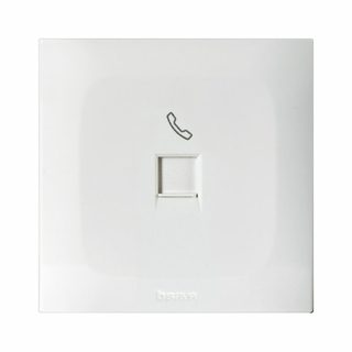 AVE 1 GANG TELEPHONE SOCKET RJ11 — BSN11024K