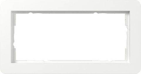 Gira E1 cover frame pure white glossy pure white glossy — 1002150