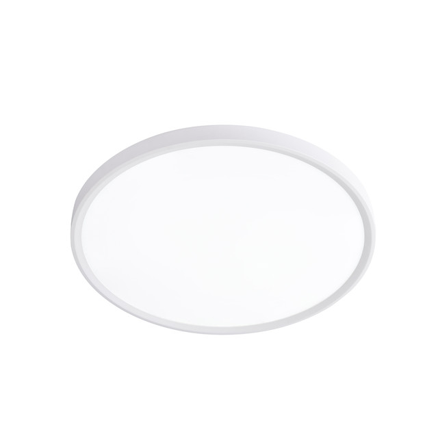 ACA Lighting LED CEILING LIGHT WHITE ROUND 170 - 265V AC 32W 3CCT 3200LM Ra80 Φ400x25mm IP40 — VEL32CCTW
