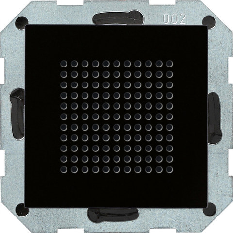 Gira speaker FM radio System 55 black gl.fin. — manufacturer representative image