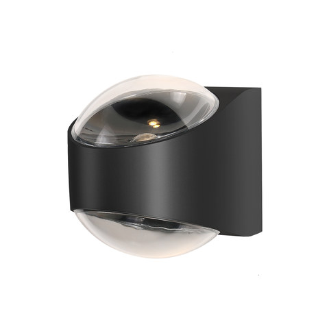 ACA Lighting Outdoor Wall Light 12W 760LM 3000K IP65 Black — manufacturer representative image