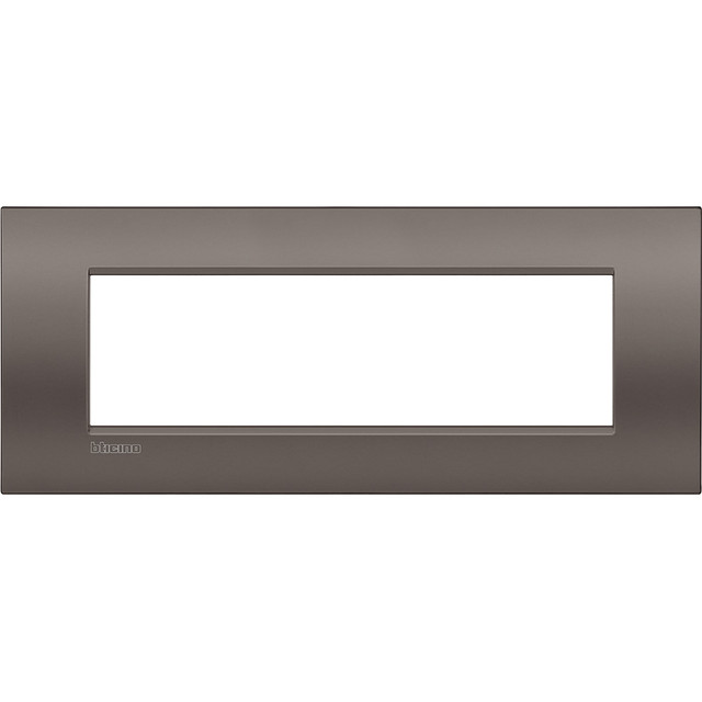BTicino Cover plate AIR 7 modules - clay — LNC4807CY