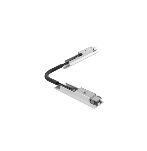 Viokef Electrical/Mechanical Connector Flexible for White Slim Magnetic Track — manufacturer representative image