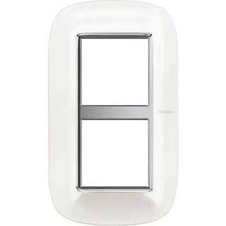 BTicino Elliptical cover plate 2x2P 71mm — HB4832M2HD