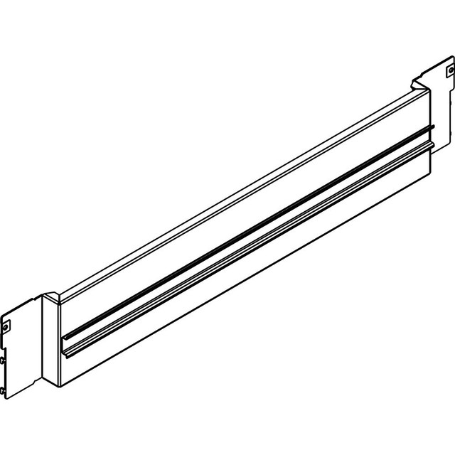 BTicino Fixing plate for M1 160 and M2 250 fixed version vertical for LDX-P, LDX400 and MDX400 — 9781PCMEN