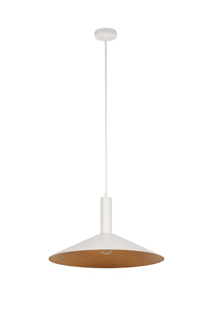 Sigma Pendant lamp CAPRI S white/copper 41016