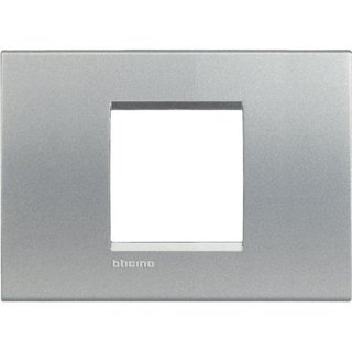 BTicino Square cover plate 2 modules centred - tech — LNA4819TE