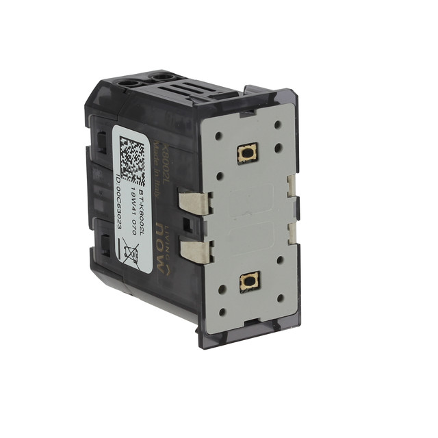 BTicino Flush mounted actuator, with 2 independent relays for single or double loads. 1 module. — K8002L