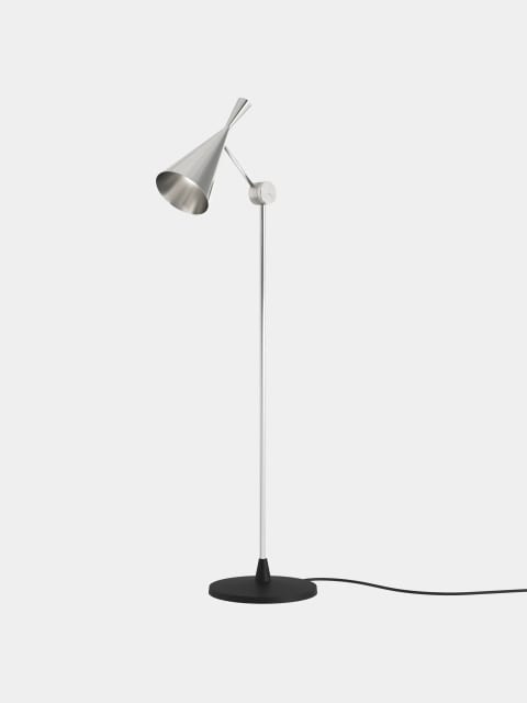 Tom Dixon Unbeaten Floor Light | Brushed Aluminium — BLF11AL-FUN01M2