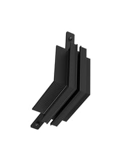 Zambelis 25135 TRIMLESS VERTICAL OUTER CORNER FOR 3MM MAGNETIC TRACK SANDY BLACK