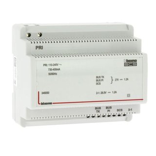 BTicino 6 DIN power supply for 2-wires audio e video system 6 DIN power supply for 2-wires audio e video system — 346050