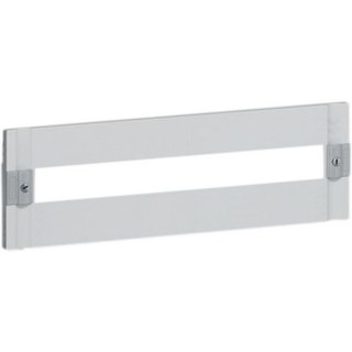 BTicino Front panel with screws 1/4 turn (plastic) and DIN35 window for 24 modules 600x150mm — 9529/24PL