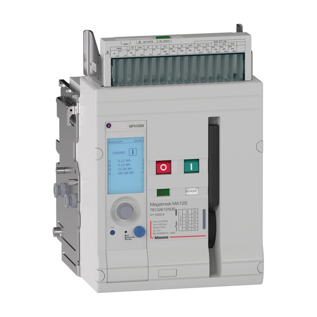 BTicino ACB MEGABREAK MA13S draw-out 3P compact - 1250A - 50kA — T813AE1250S