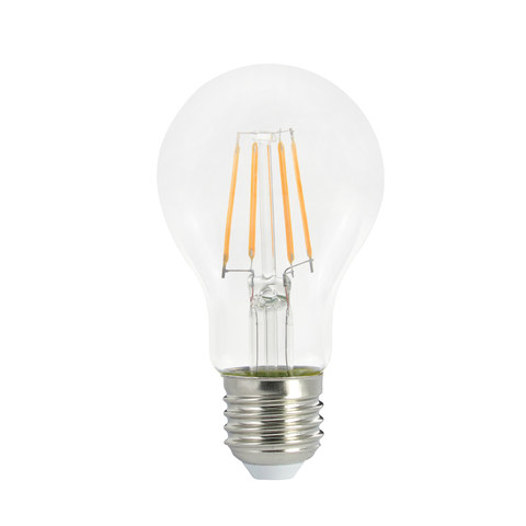 ACA Lighting LED FILAMENT A70 12W 2700K 360° 198-250V AC 1800LM RA80 E27 2YEARS CLEAR 126X70mm — manufacturer representative image