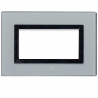 AVE VERA44 GLASS FRONT PLATE S.GREY 4M — 44PV4GO